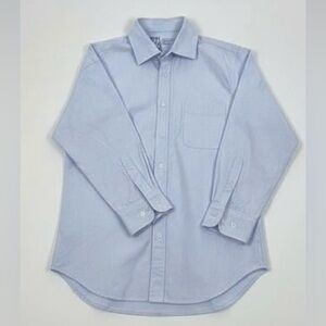 J. McLaughlin Light Blue Men's Dress Shirt-Size Large Business Casual